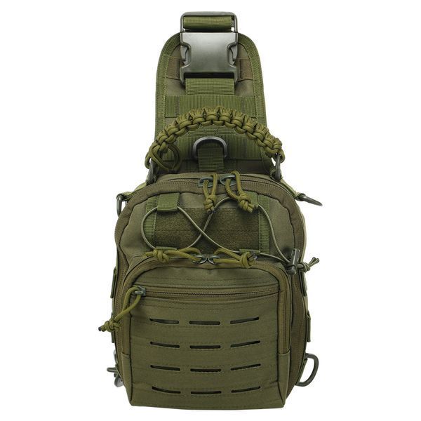Сумка тактична Silver Knight Paracord II 5 л колір олива KL-1501.1 фото