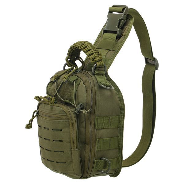 Сумка тактична Silver Knight Paracord II 5 л колір олива KL-1501.1 фото