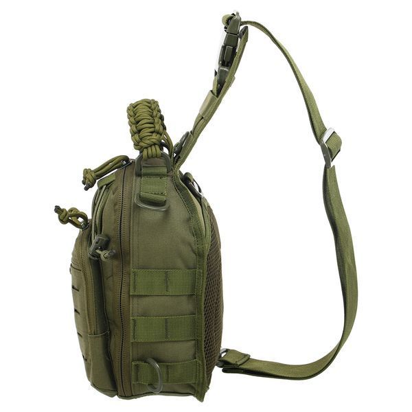 Сумка тактична Silver Knight Paracord II 5 л колір олива KL-1501.1 фото