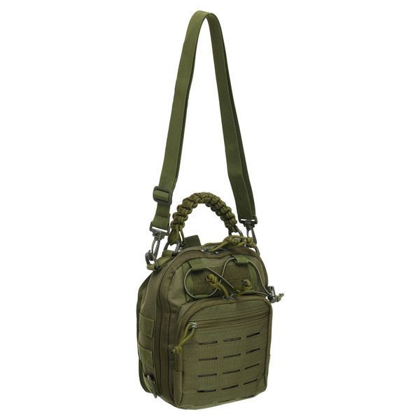 Сумка тактична Silver Knight Paracord II 5 л колір олива KL-1501.1 фото