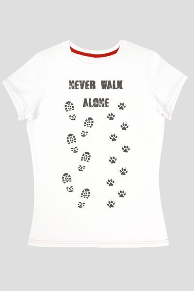 Футболка KLOST Never Walk Alone - Никогда не ходи один Kl-7035 фото