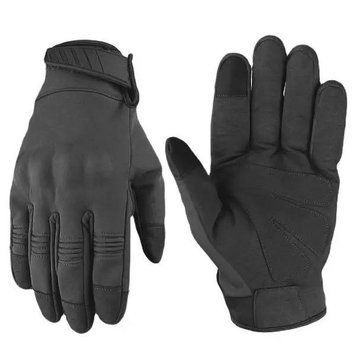 Рукавички тактичні Softshell Light чорні KL-1206.4 фото