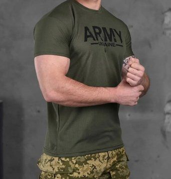 Футболка тактична Klost Military з тканини CoolPass, "ARMY", олива KL-1504 фото