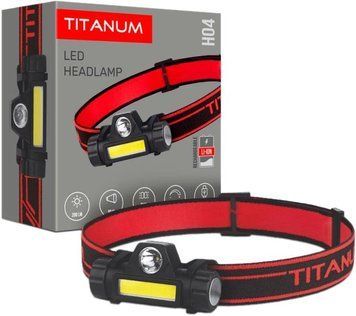 Налобный светодиодный фонарик TITANUM TLF-H04 200Lm 6500K KL-1661 фото