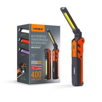 Портативный многофункциональный фонарик VIDEX VLF-M044UV 400Lm 4000K KL-1668 фото