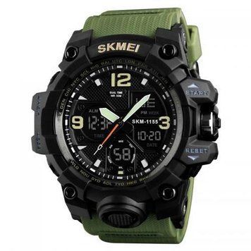 Годинник SKMEI 1155B Tactical Warrior Watch колір Олива KL-1060 фото