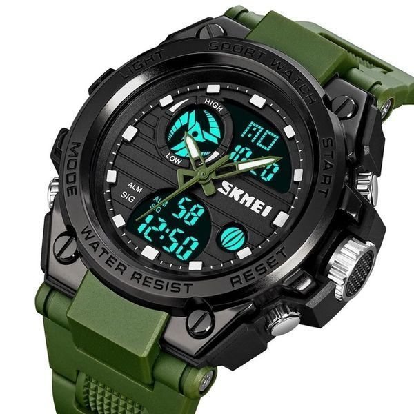 Годинник SKMEI 2031 Aviator колір Олива KL-1413.1 фото